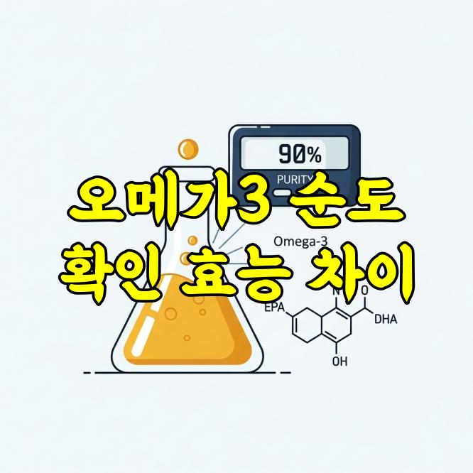 오메가3 순도 확인 방법과 좋은 제품 고르는 법 완벽 가이드