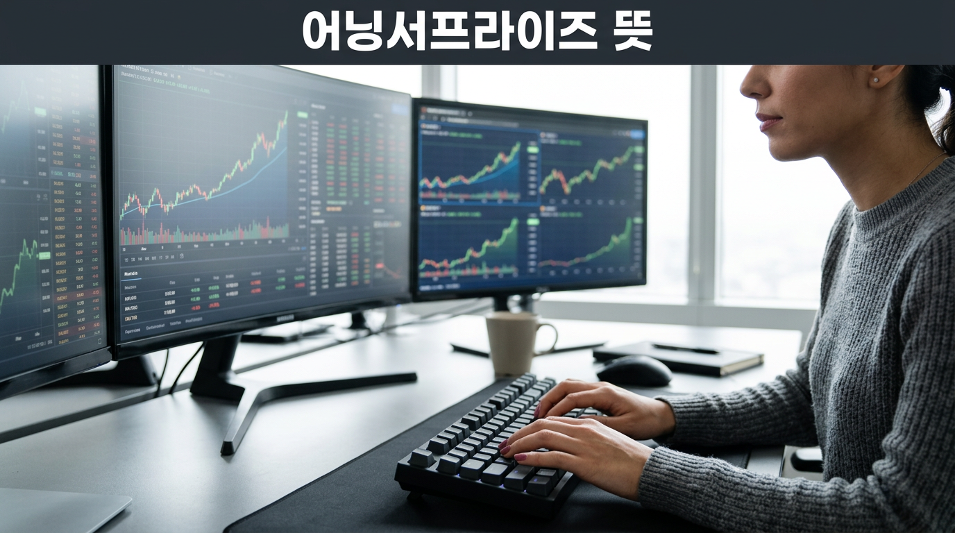 어닝서프라이즈와 실적 발표 시즌 주가 움직임을 보여주는 사진
