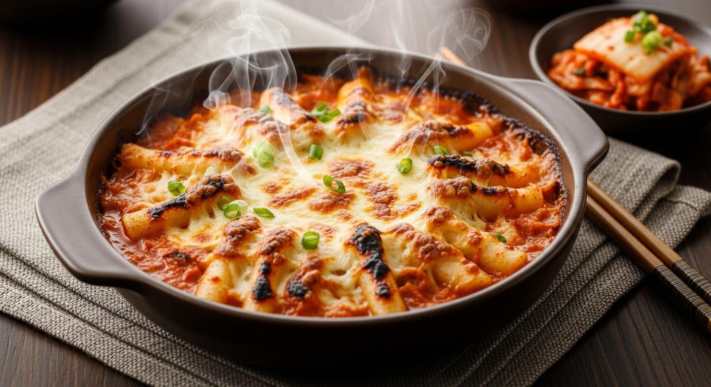 한식인 듯 아닌 듯 김치 송편 그라탱