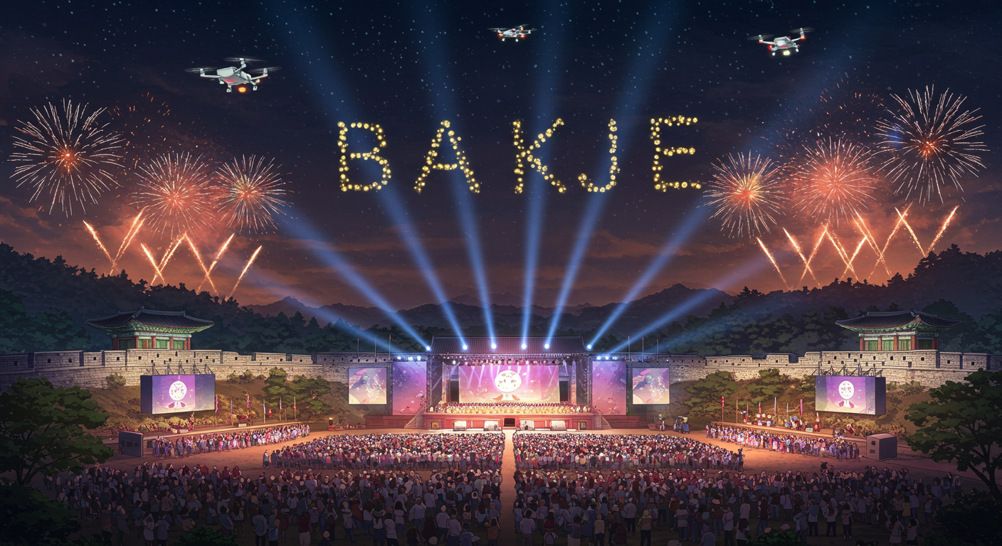 공주 백제문화제 야경 썸네일