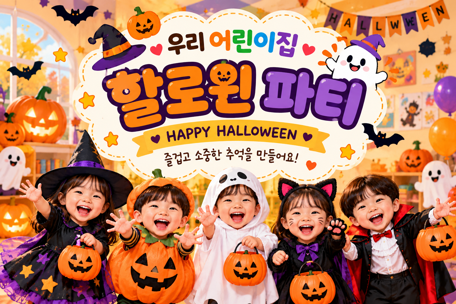 할로윈 어린이집 문구