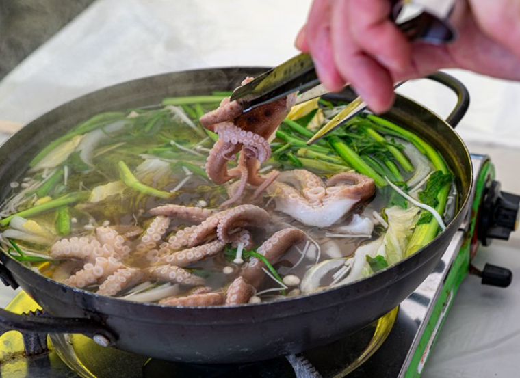 2025년 무창포 쭈꾸미 도다리 대잔치 먹거리 사진