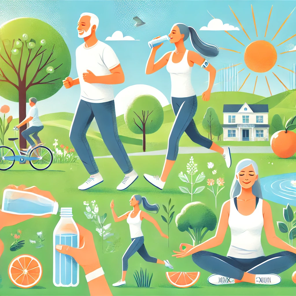 50대 운동하는 이미지