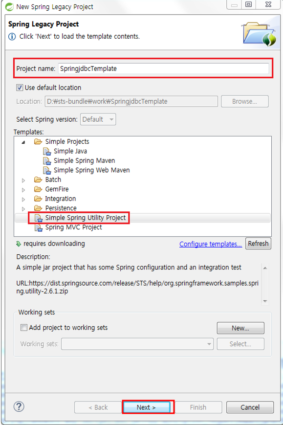 1. 새 프로젝트 생성