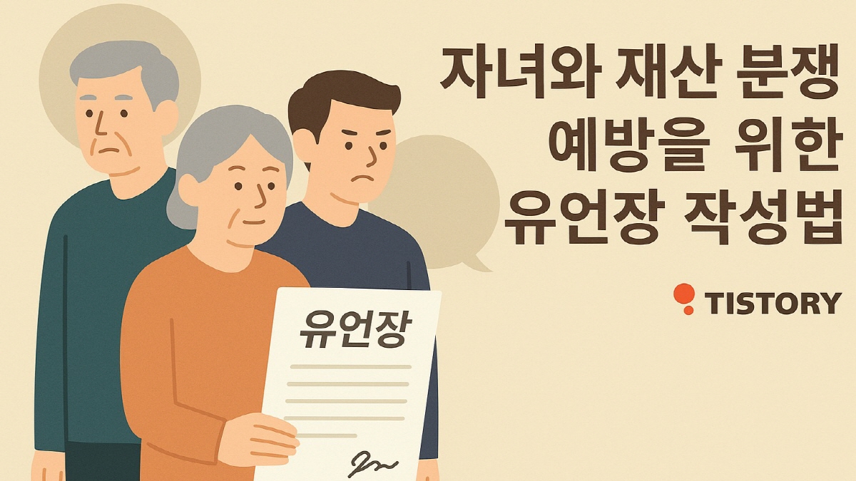 유언장 작성법