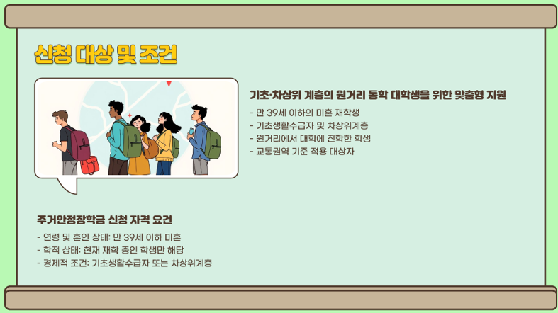 2025 주거안정장학금 지원 총정리