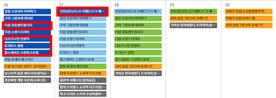 청약일정