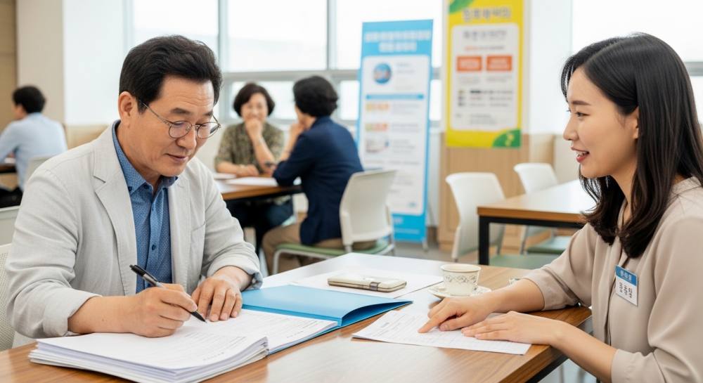 고유가 피해보상금 신청하는 사진