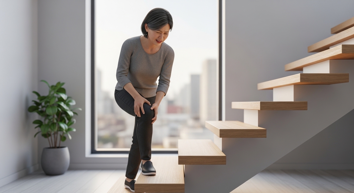 무릎통증,계단내려갈때무릎통증