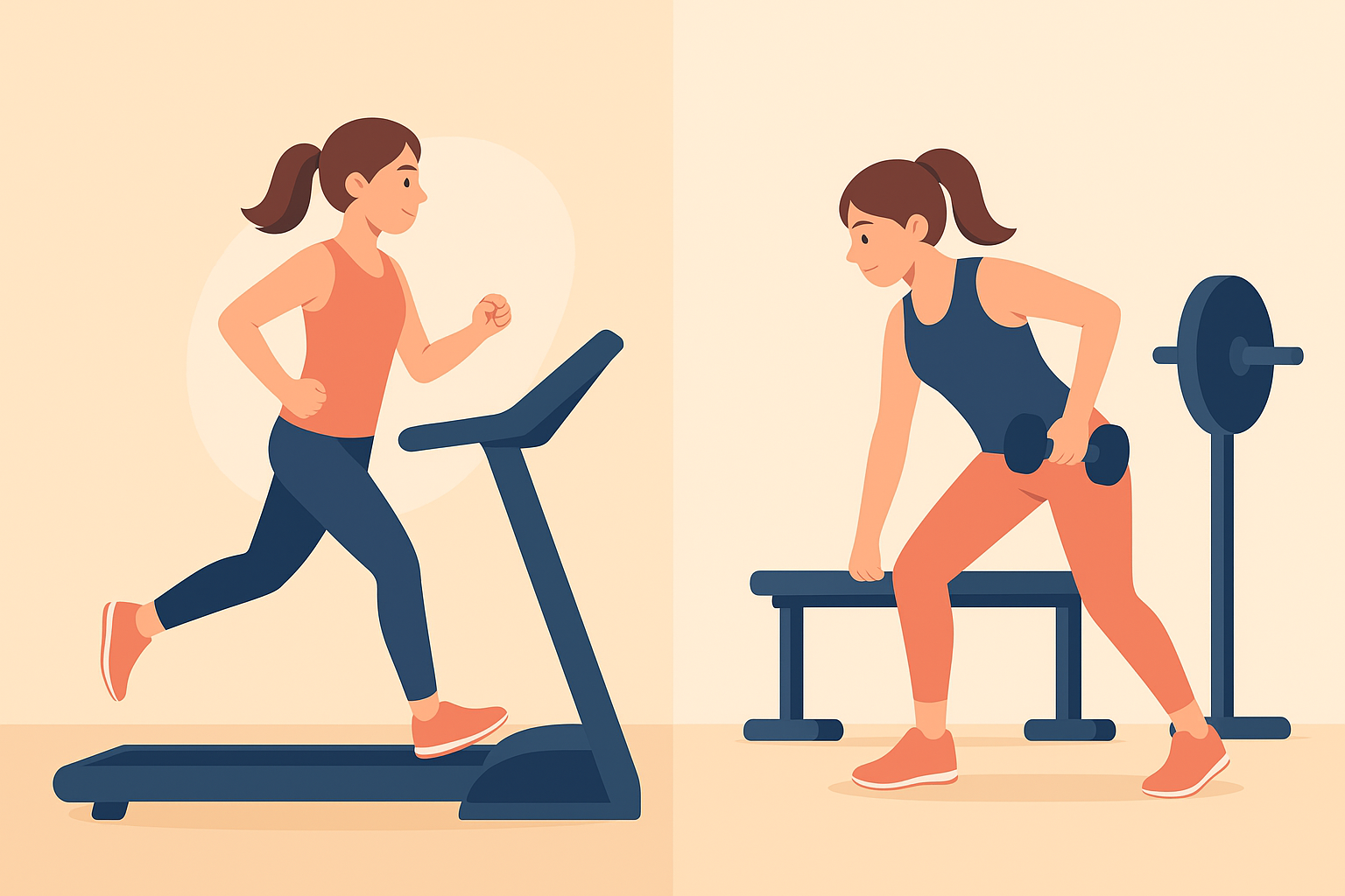 유산소 먼저 할까 근력 먼저 할까