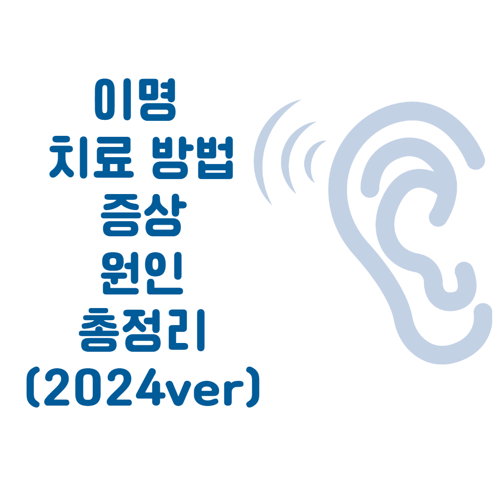 이명 치료 방법, 증상, 원인 총정리 (2024ver)
메인 키워드