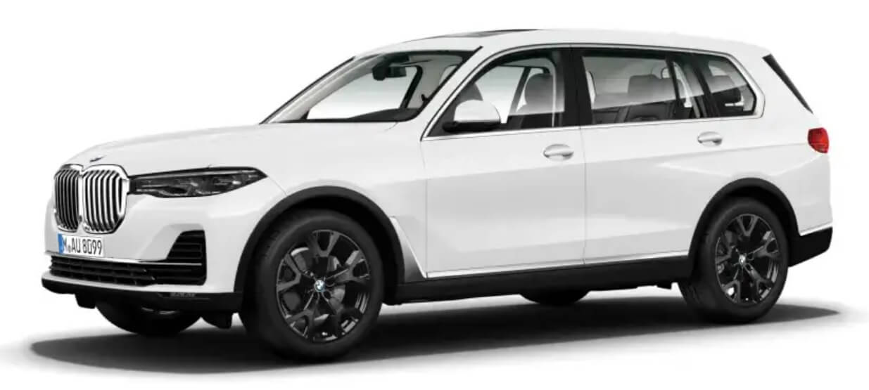 BMW X7 색상코드 - 알파인 화이트(색상 코드 : 300)