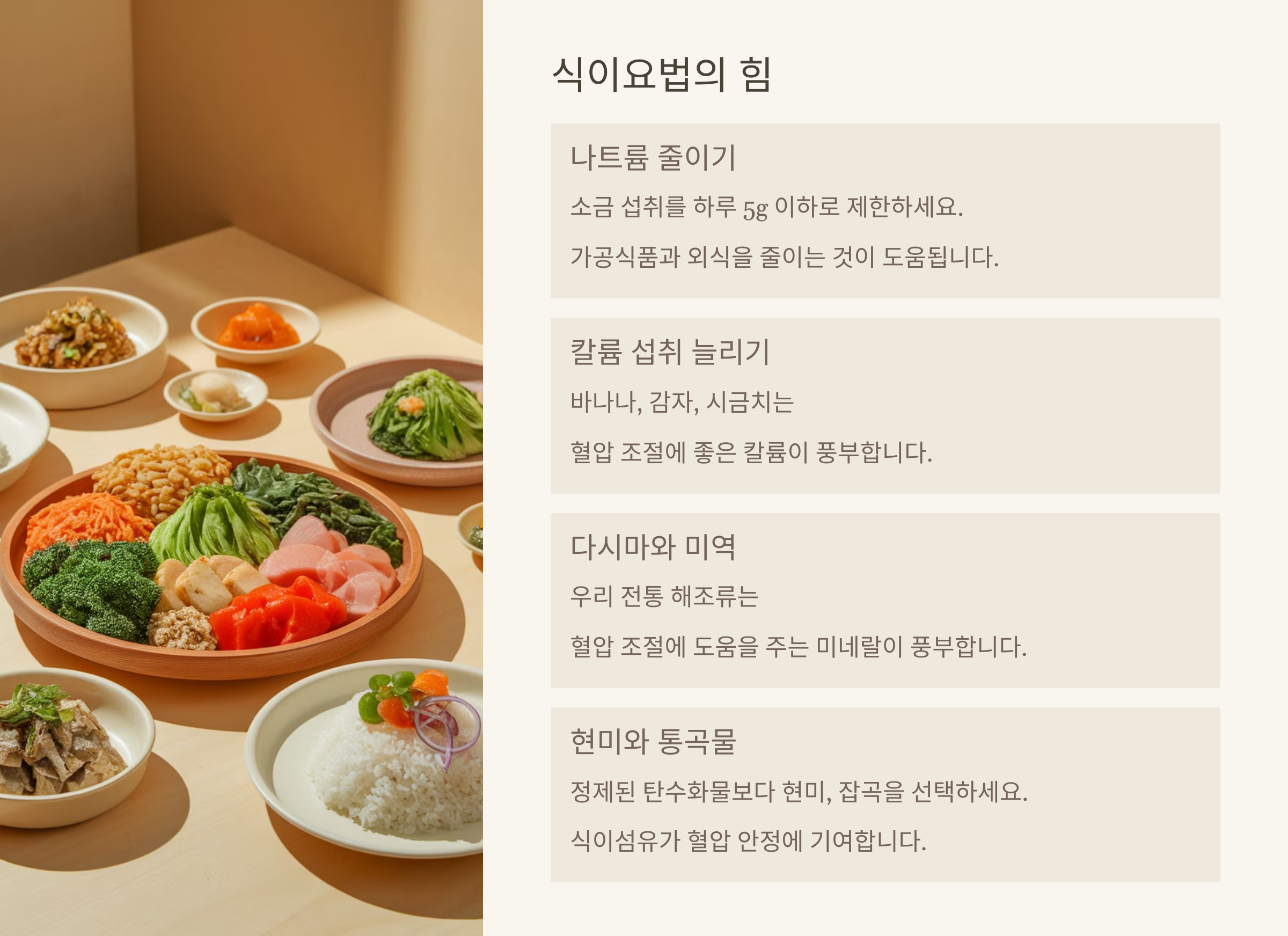 고혈압, 약 없이 자연스럽게 낮추는 방법