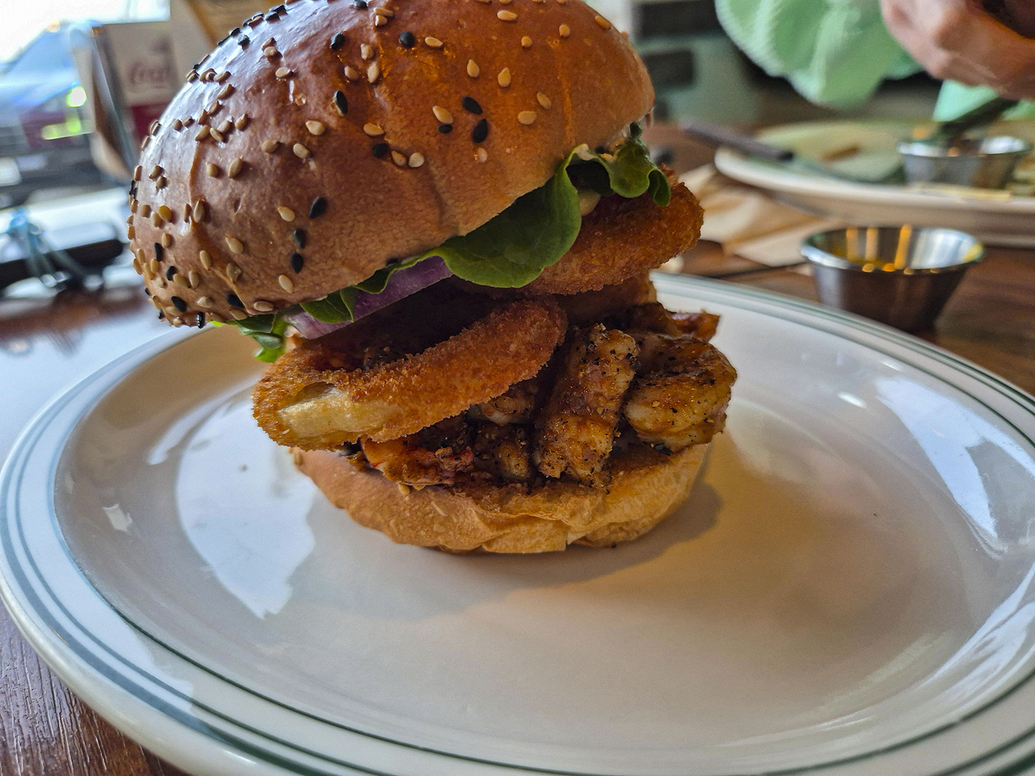 스파이시 쉬림프 버거 단품