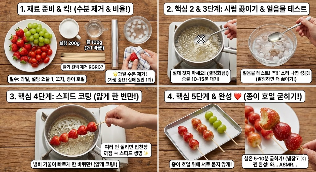 탕후루 쉽게 만드는법