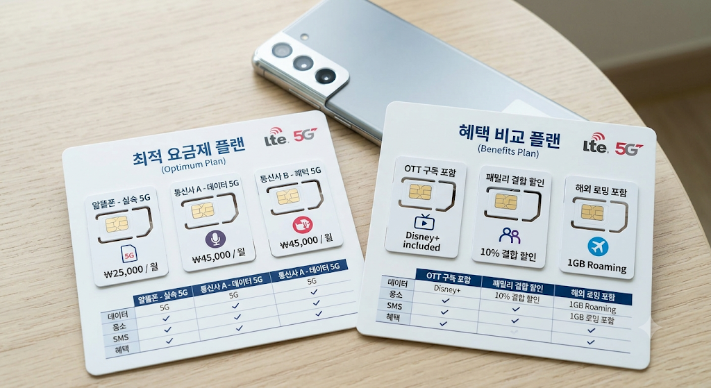알뜰폰 요금제 비교추천