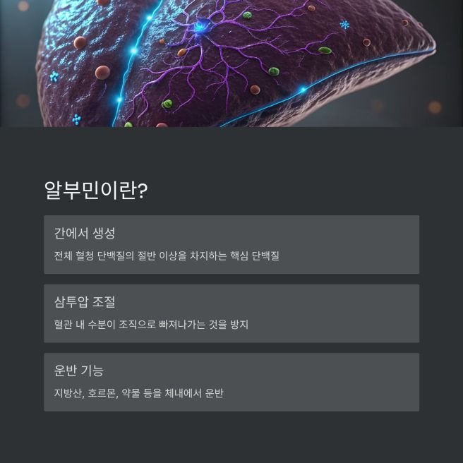 알부민 수치 정상범위, 낮으면 높음 원인 총정리