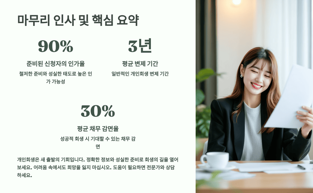 마무리 인사 및 핵심 요약