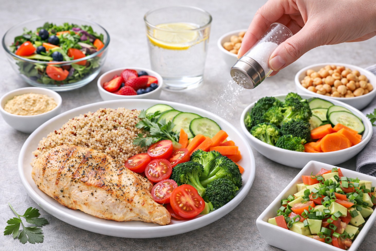 뇌졸줄 막는 건강식단 저염식단