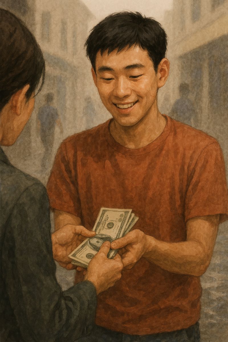 돈을 나눠주는 꿈 해몽 – 베풀수록 복이 올까?