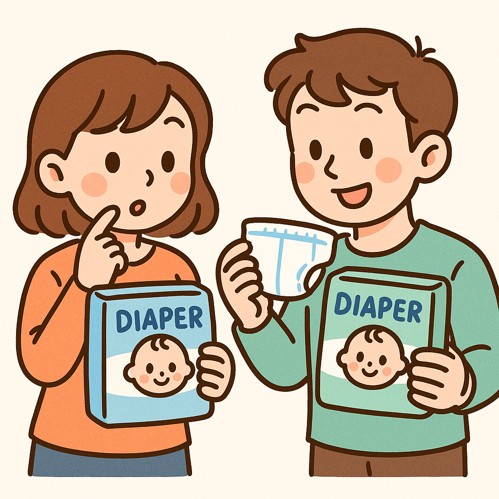 신생아 기저귀 브랜드 비교