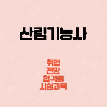 산림기능사 전망_4