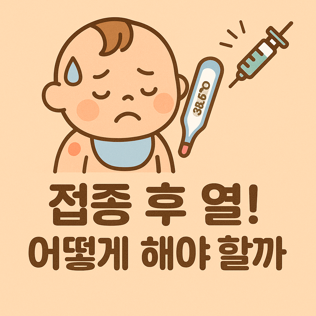 아기 접종열