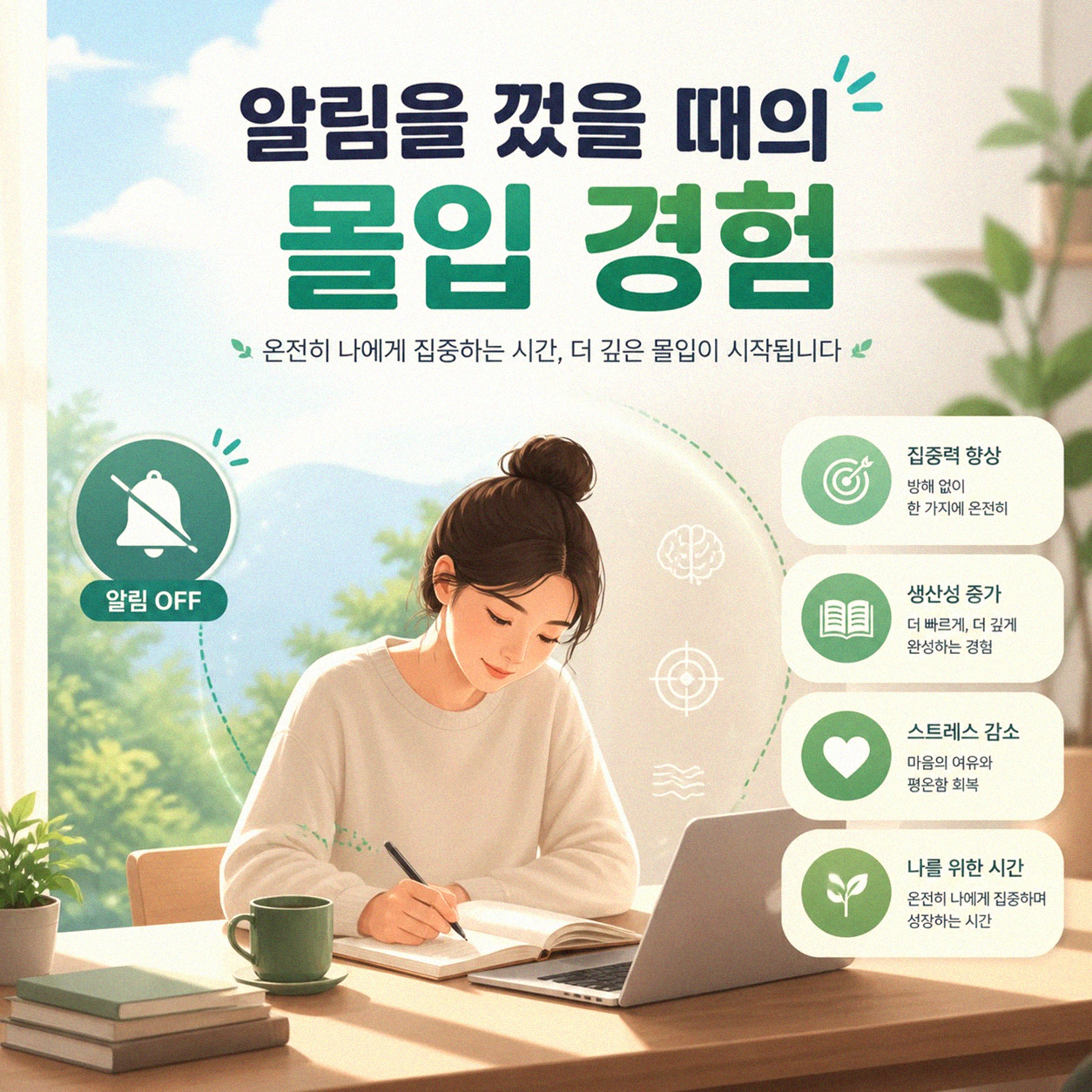 앱 알림 껐을 때 집중력이 정말 달라질까