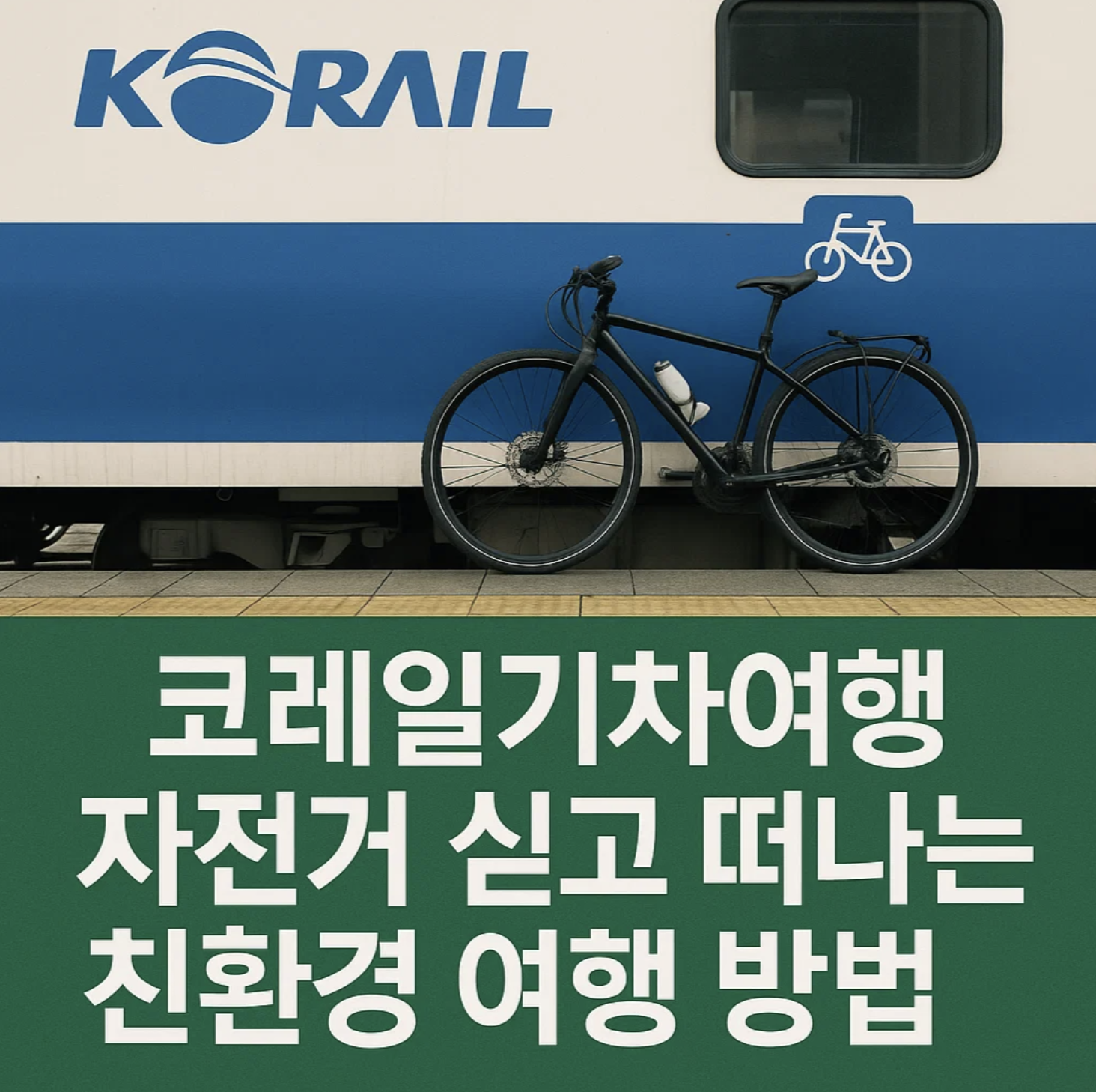 코레일기차여행, 자전거 싣고 떠나는 친환경 여행 방법