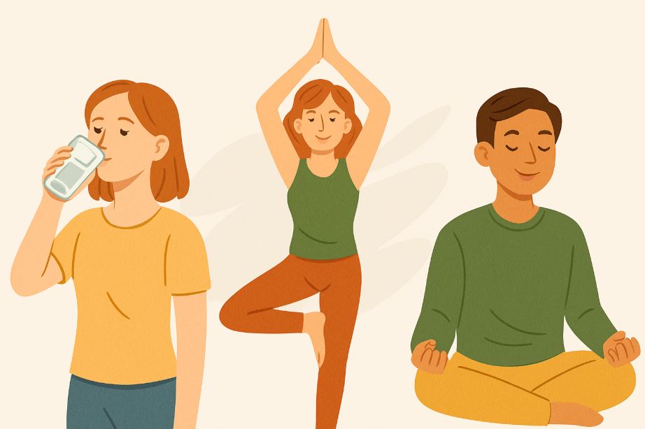 건강한 생활 습관 이미지