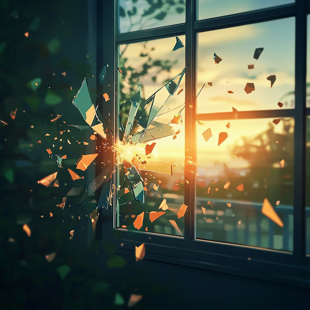 유리 깨지는 꿈