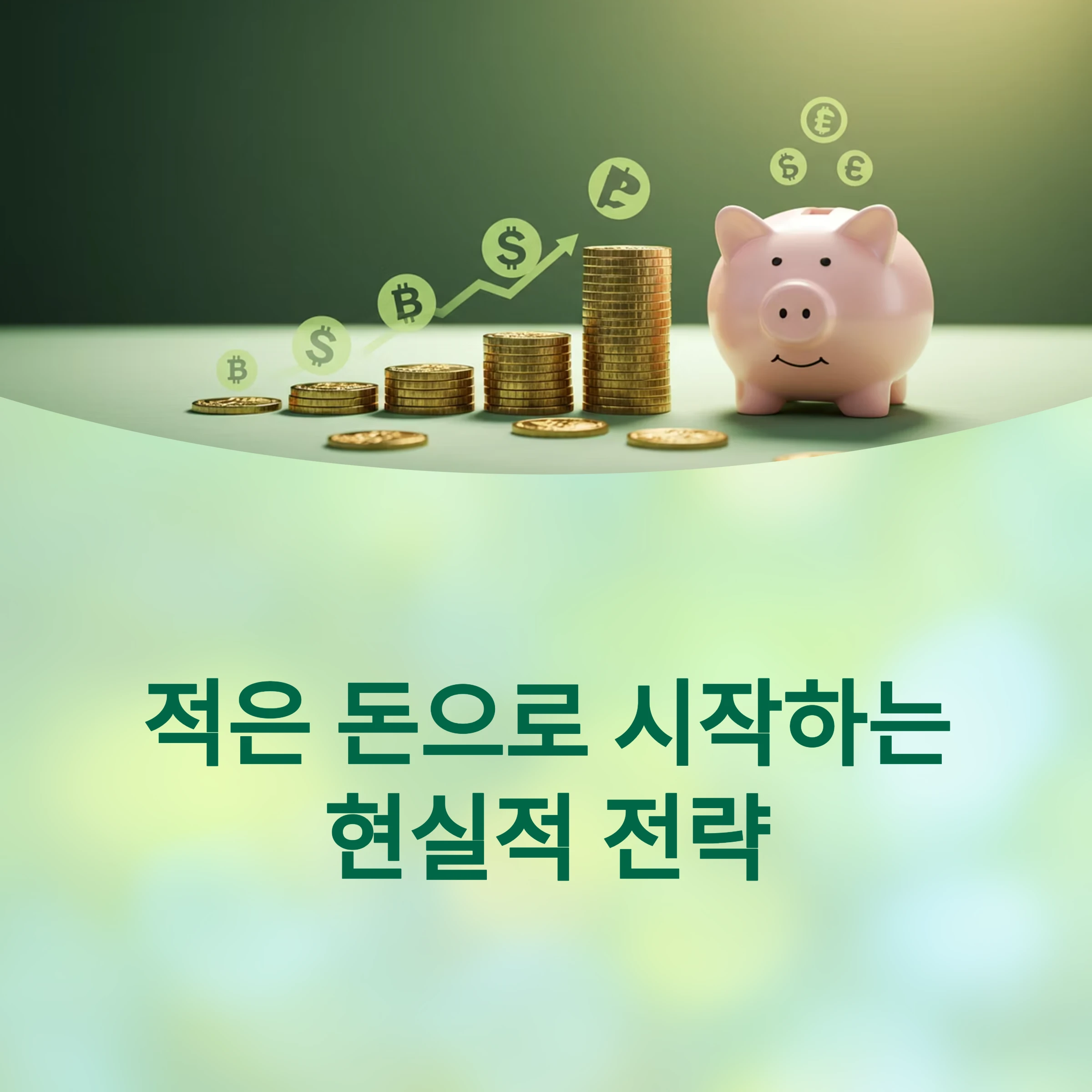 적은 돈으로 시작하는 코인 투자 현실 전략