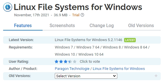 Linux-File-Systems-for-Windows