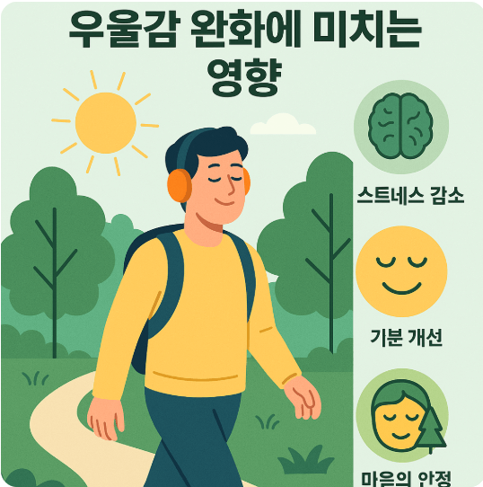 자연 속에서의 산책이 우울감 완화에 미치는 영향