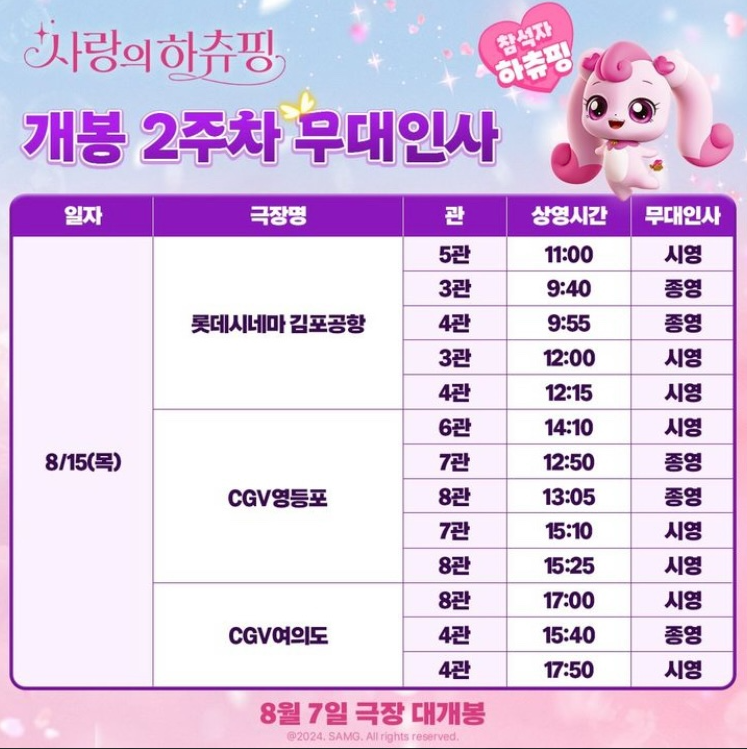 사랑의 하츄핑 정보