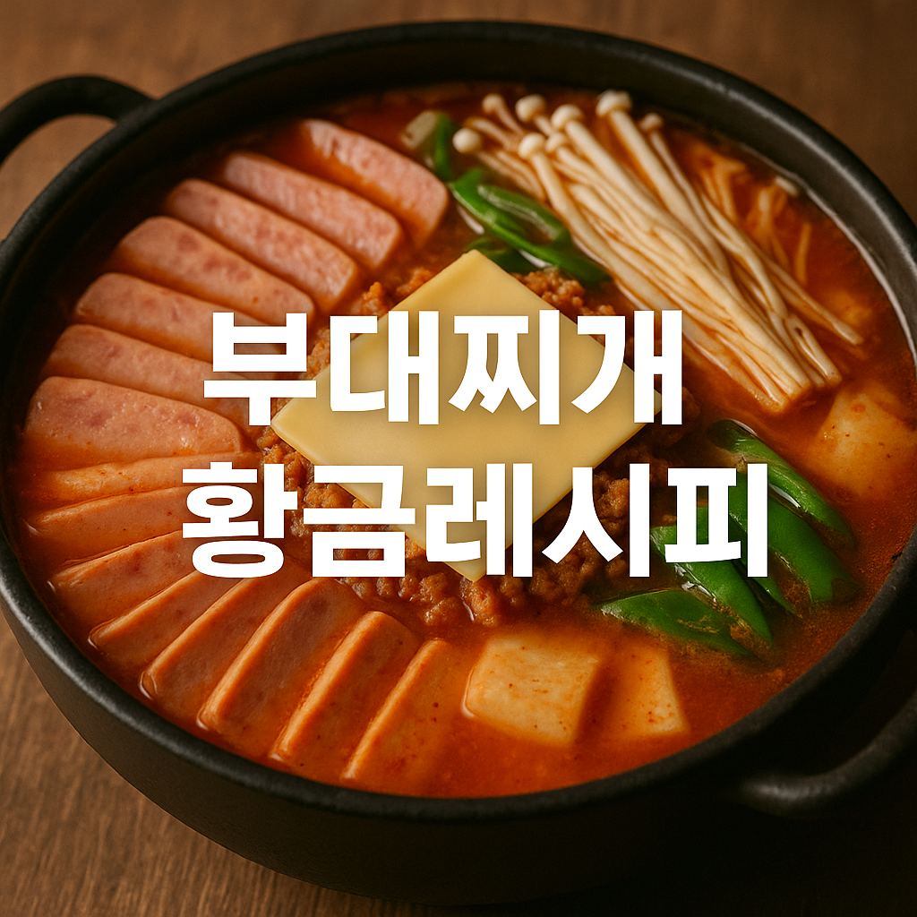 부대찌개 황금레시피