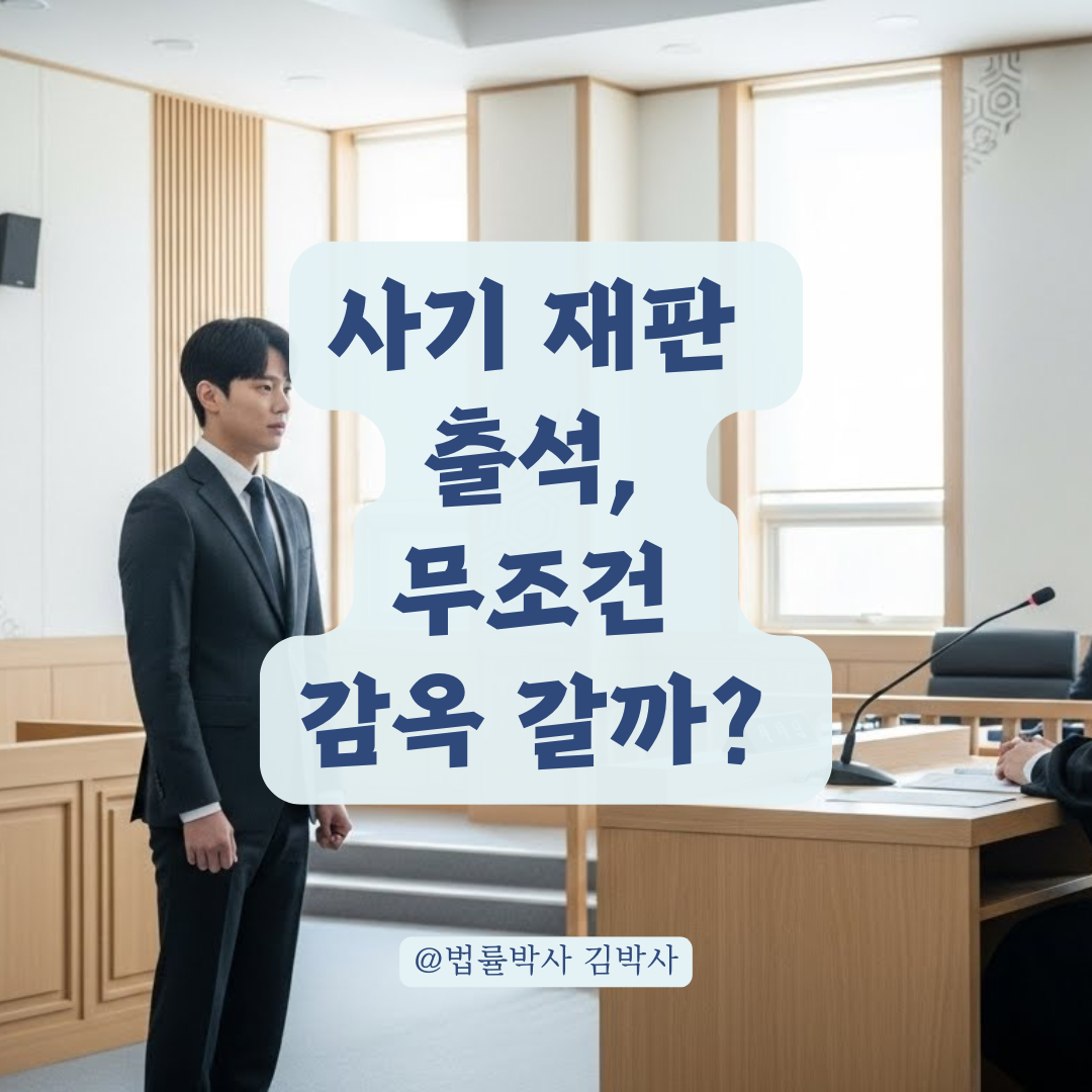 사기 연루 피의자, 재판 출석 전 반드시 알아야 할 대처 전략.