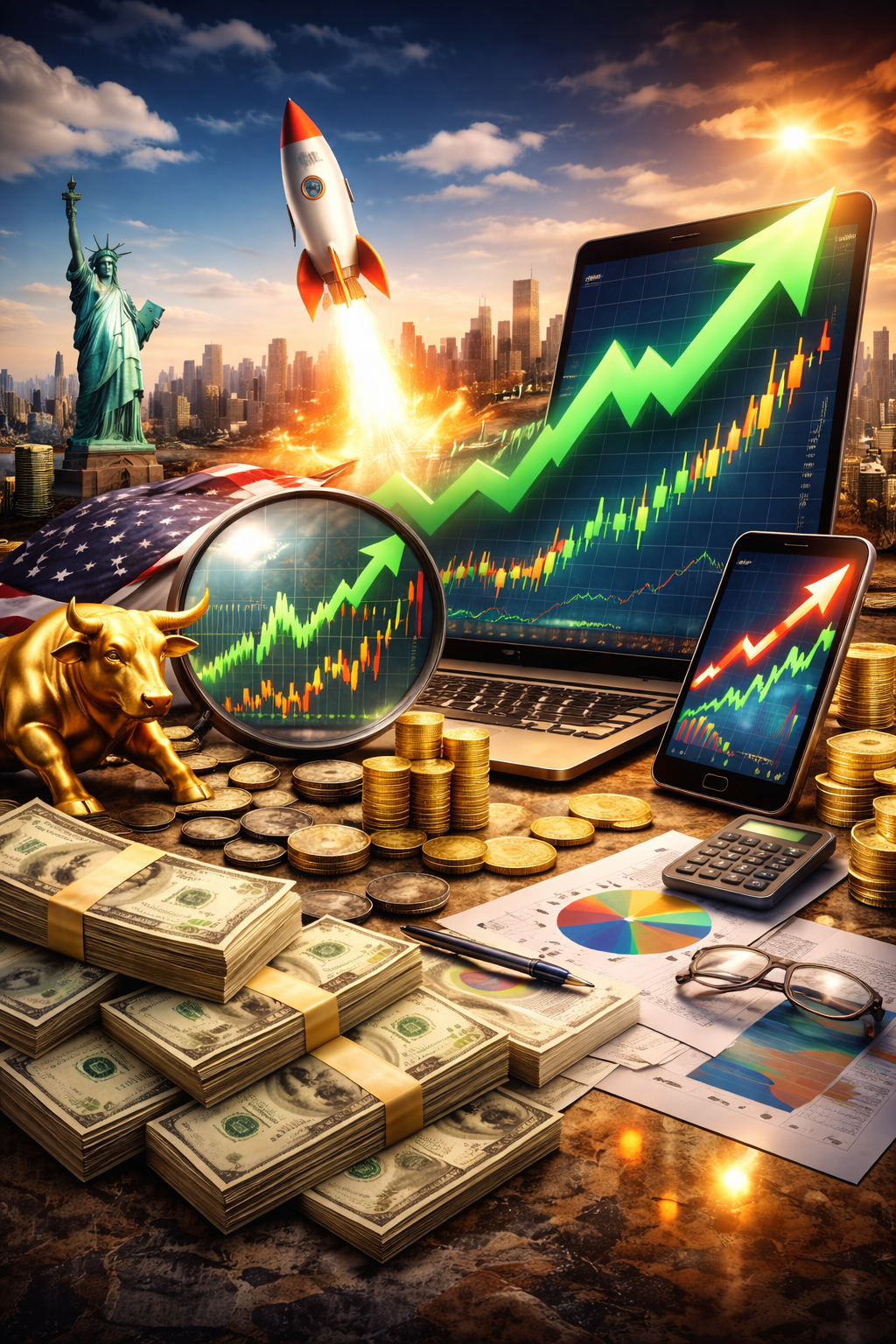 미국 증시 급등주 관련 사진