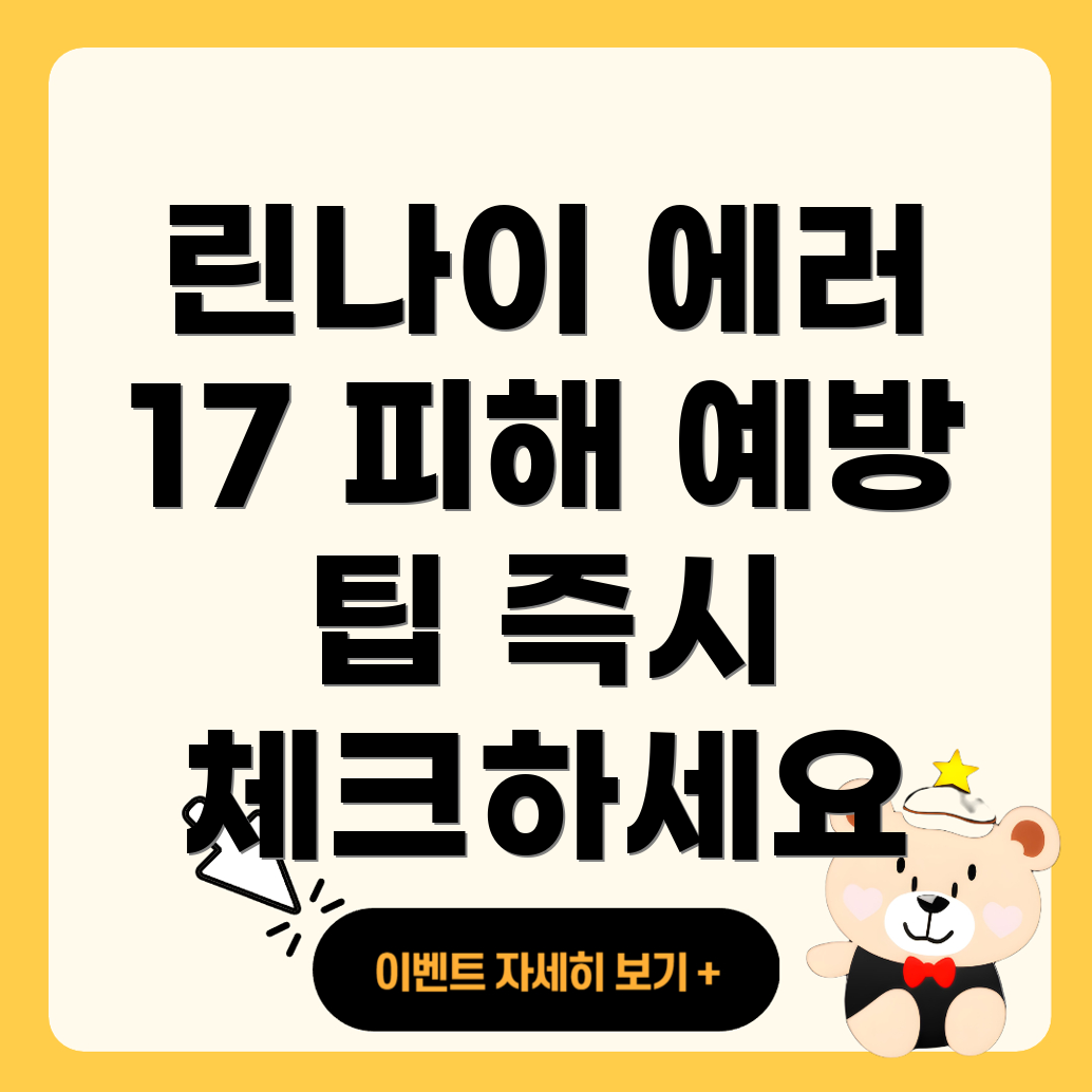 에러 코드 17
