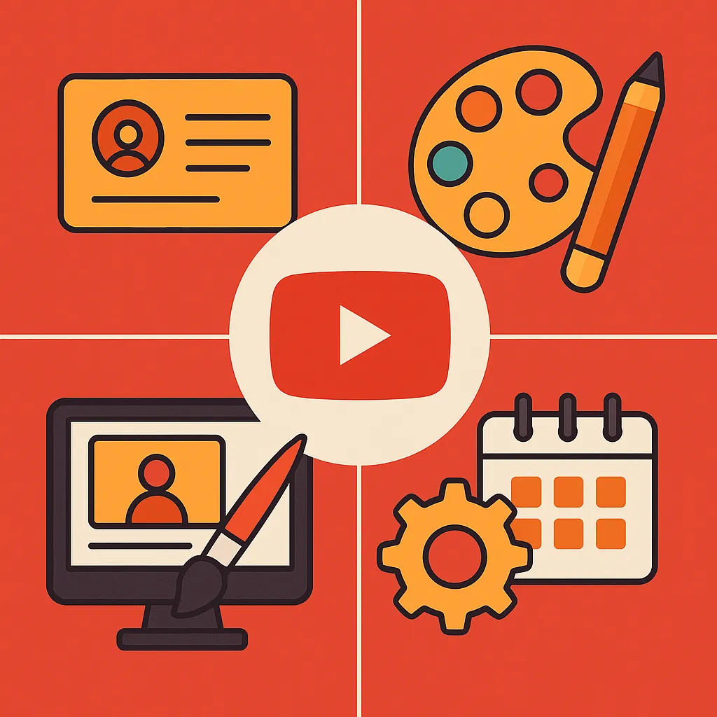 유튜브 브랜딩과 정체성, 시각전략, 일관성