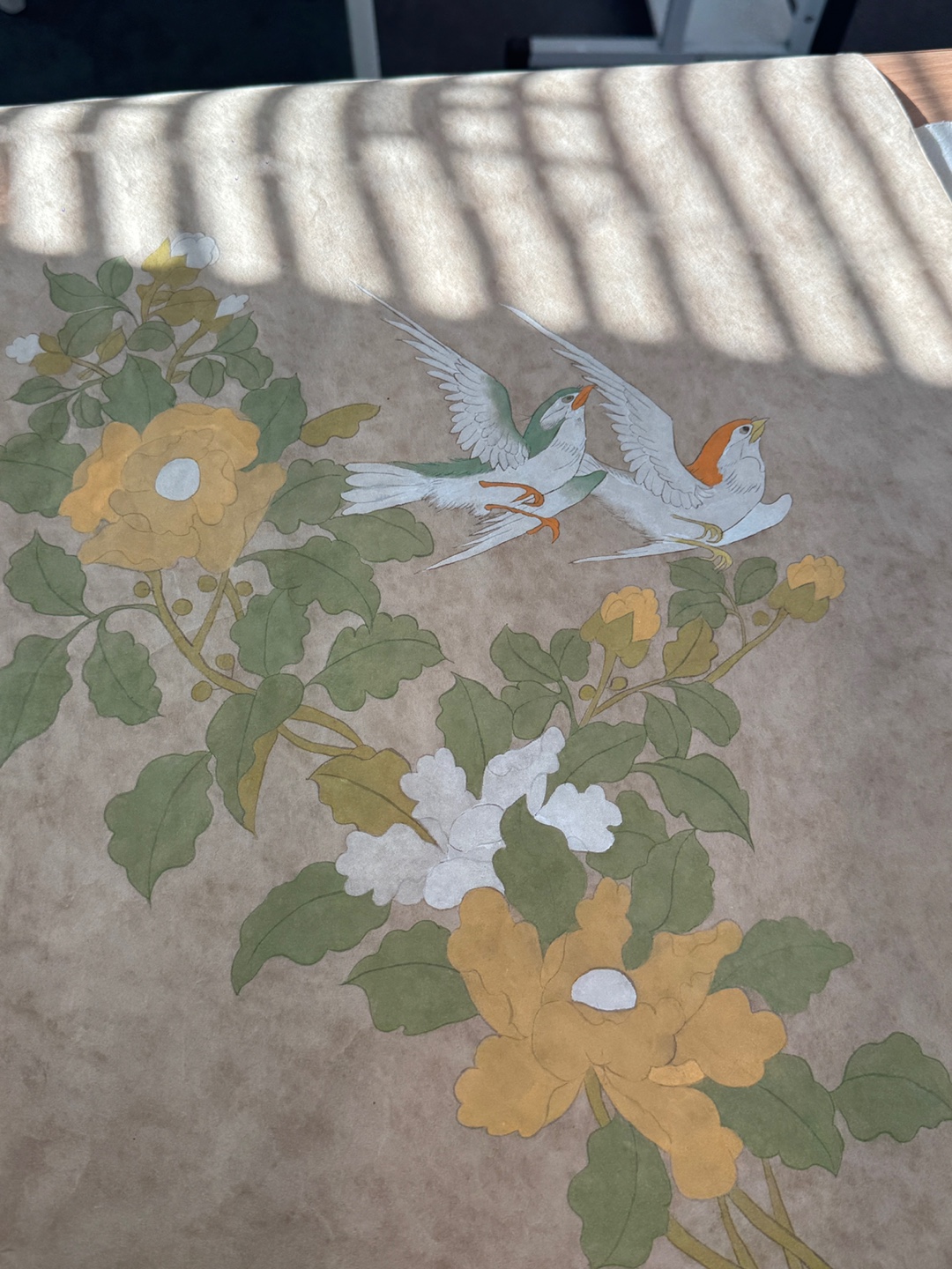 민화 채색하기