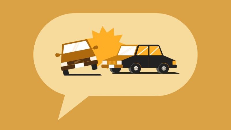 사고내는 자동차 일러스트 이미지 <출처 : 롯데카드>