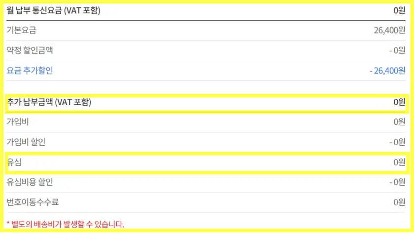 알뜰폰 0원 요금제