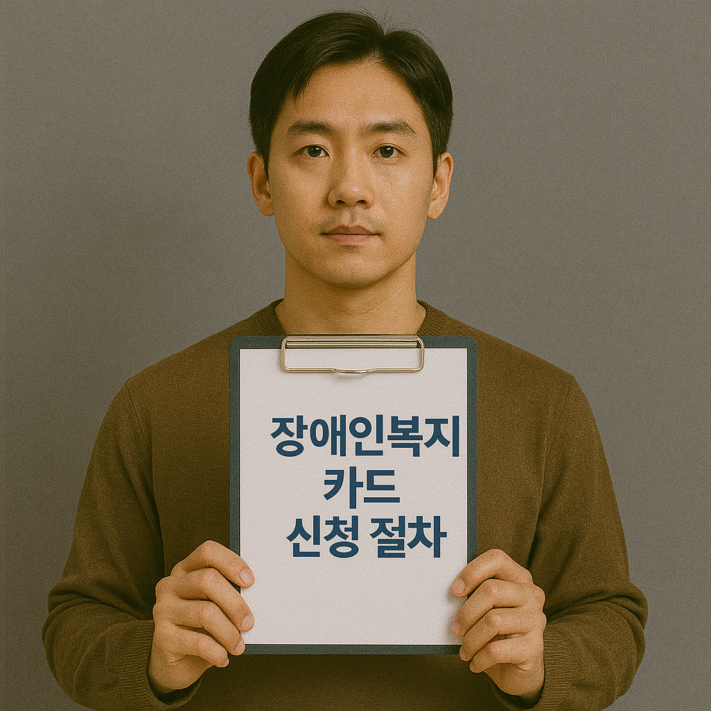 장애인복지카드 신청 절차