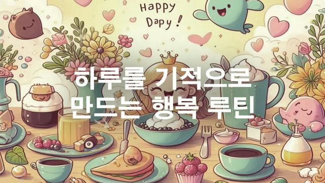 하루를 기적으로 만드는 행복 루틴