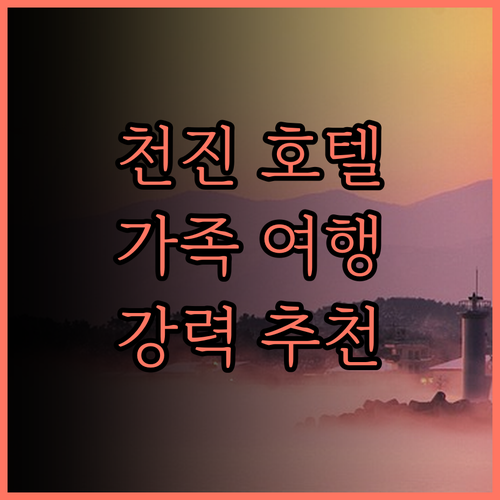 천진 거린 량무 호텔 완벽 분석 가족