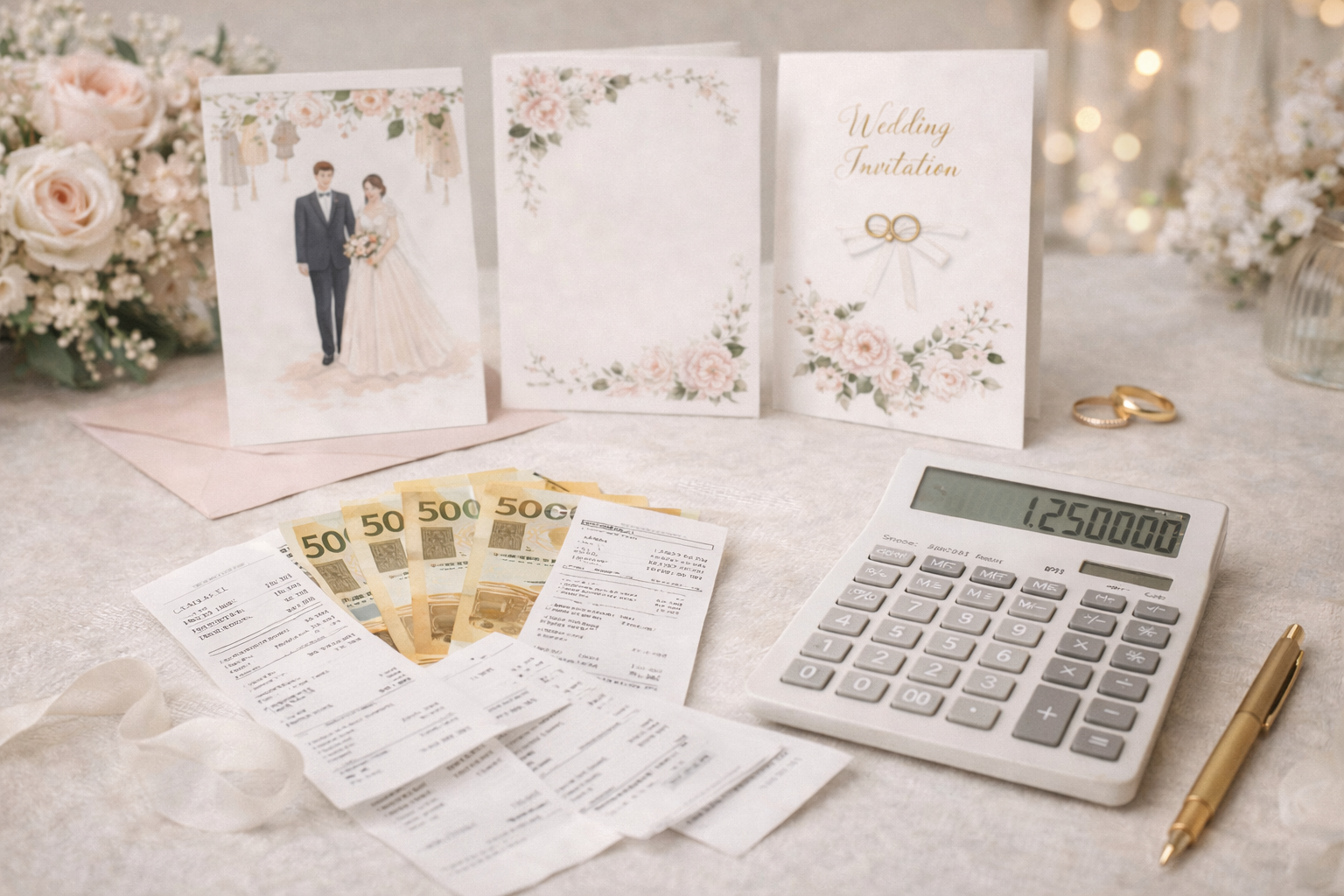 청첩장 모임 계산