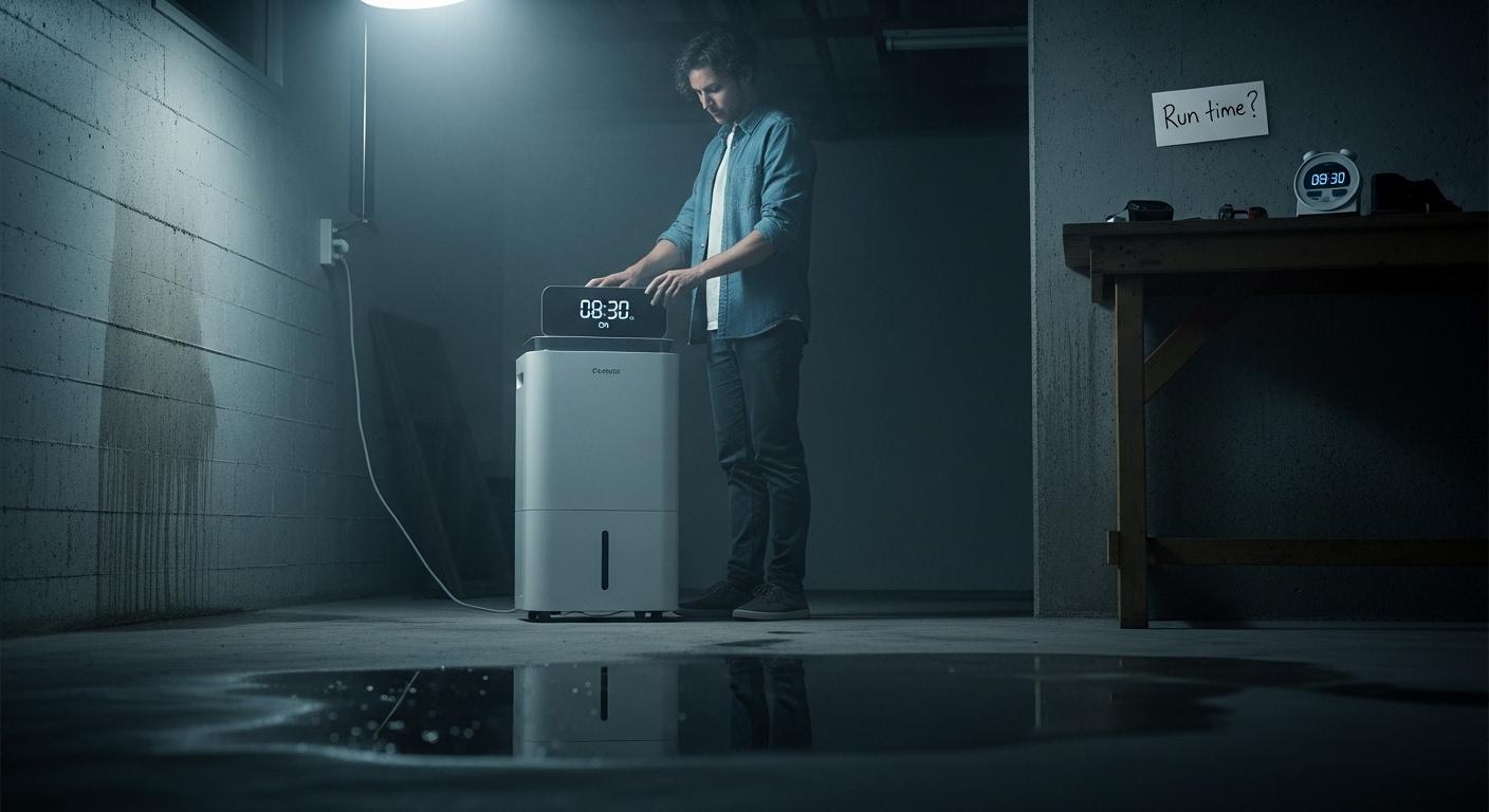 제습기 가동시간