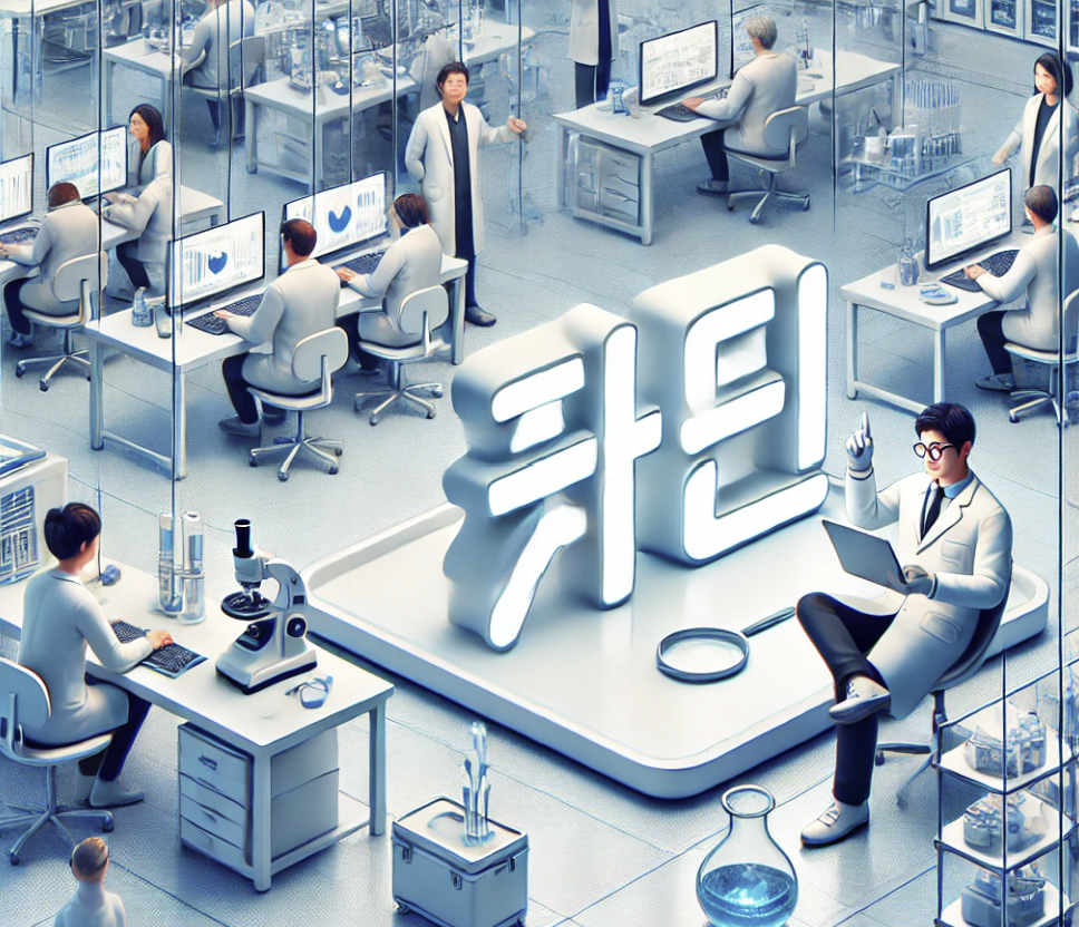 첨단 연구실에서 활동 중인 연구자들의 활기찬 모습