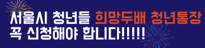서울시 희망두배 청년통장